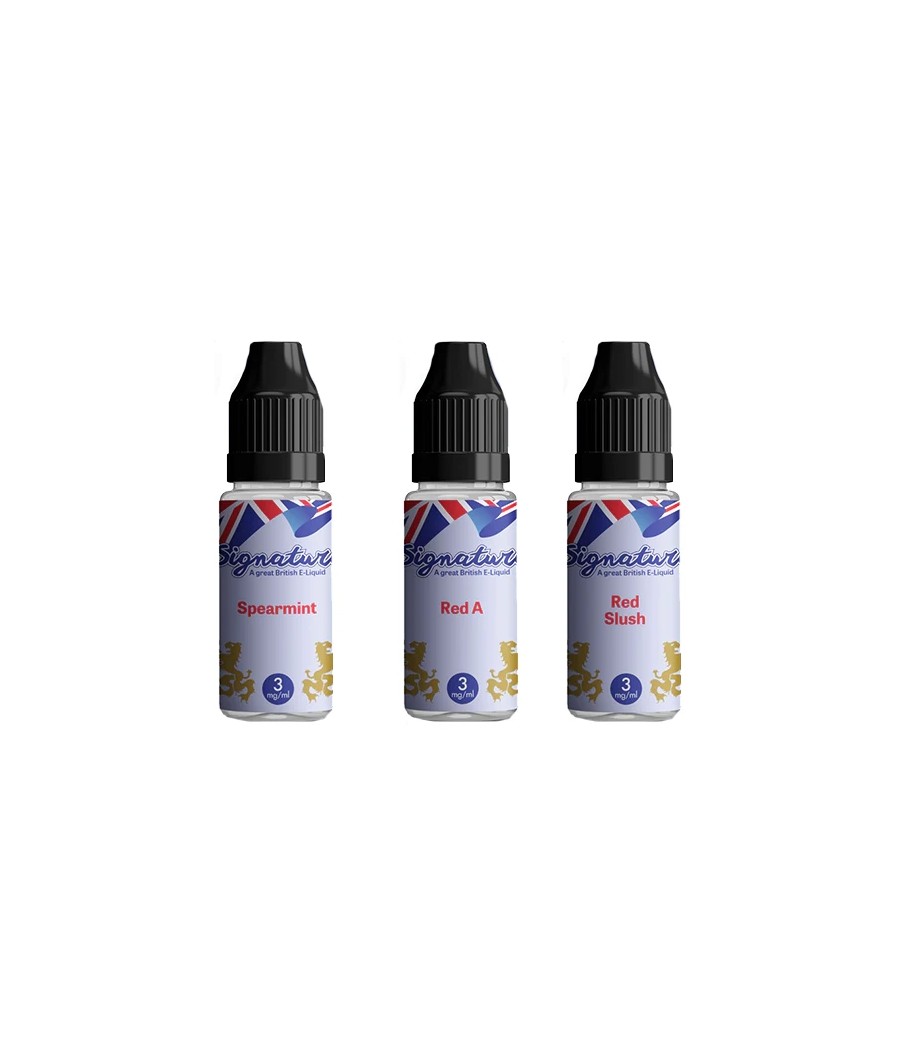 3mg Signature Vapours TPD 10ml E-Liquid (50VG/50PG)