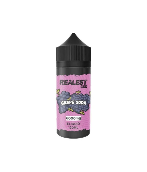 Realest CBD 6000mg Broad Spectrum CBD E-Liquid 120ml (BUY 1 GET 1 FREE)