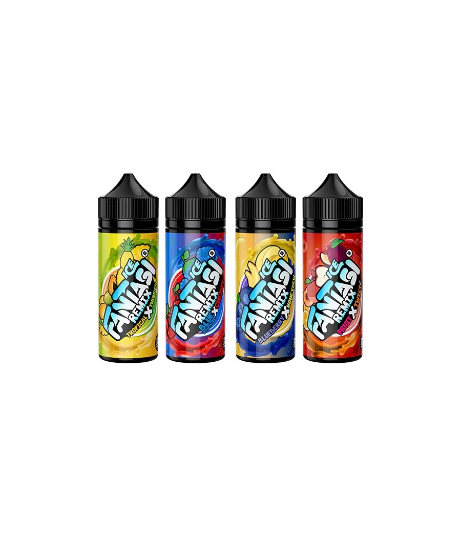 0mg Fantasi Ice Remix 100ml Shortfill E-Liquid (70VG/30PG)