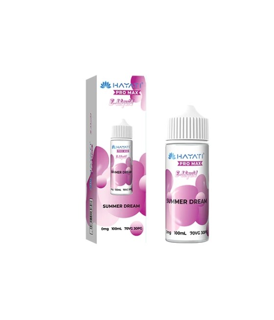 0mg Hayati Pro Max 100ml Shortfill (70VG/30PG)