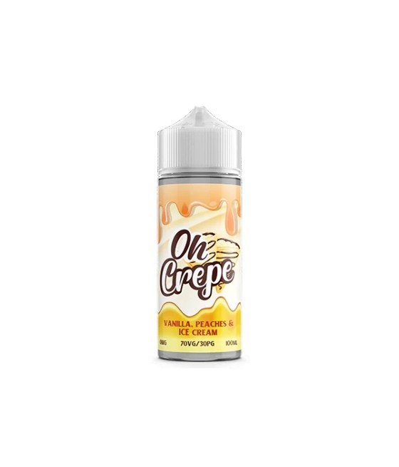 0mg Oh Crepe 100ml Shortfill (70VG/30PG)