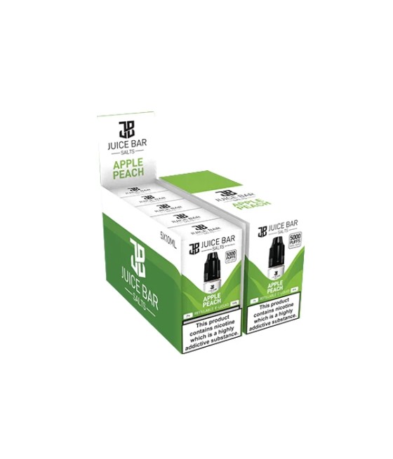 10mg Juice Bar Salts 10ml Nic Salts - Pack Of 5 (50VG/50PG)