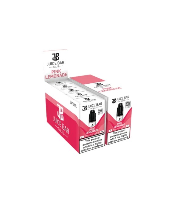 10mg Juice Bar Salts 10ml Nic Salts - Pack Of 5 (50VG/50PG)