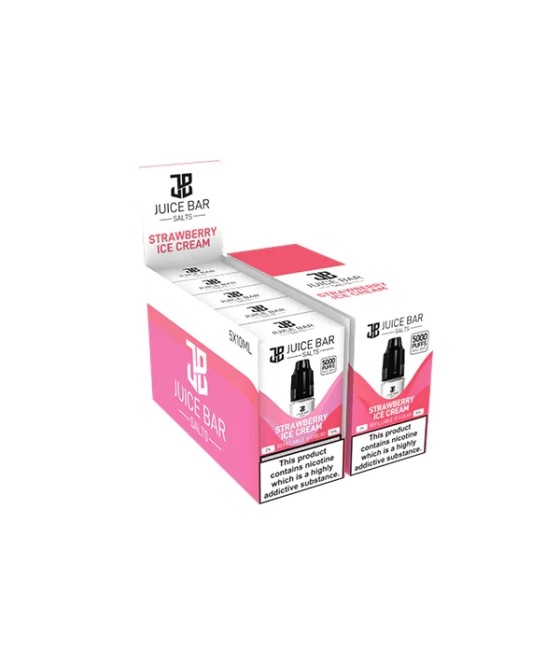 10mg Juice Bar Salts 10ml Nic Salts - Pack Of 5 (50VG/50PG)