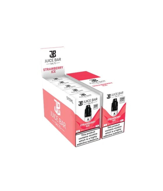 10mg Juice Bar Salts 10ml Nic Salts - Pack Of 5 (50VG/50PG)