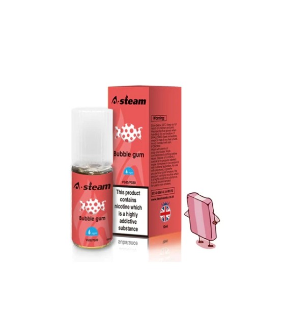 A-Steam Fruit Flavours 3MG 10ML (50VG/50PG)