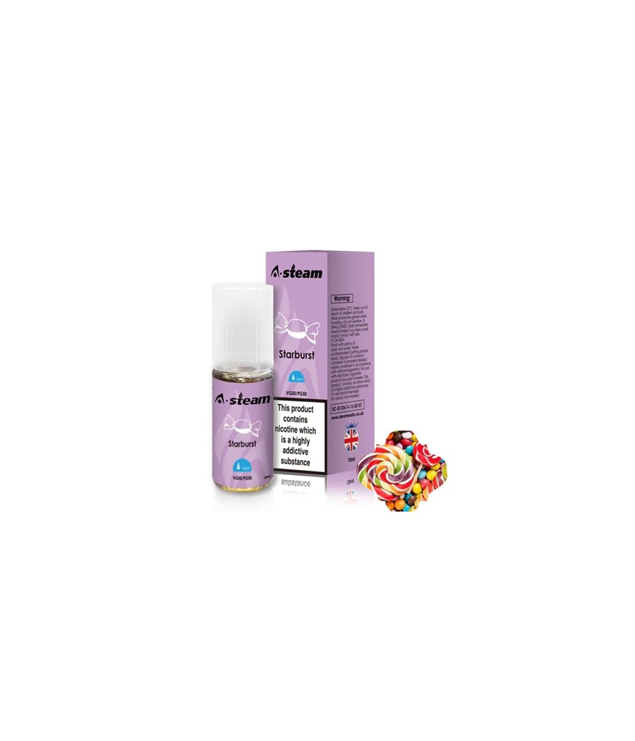 A-Steam Fruit Flavours 3MG 10ML (50VG/50PG)