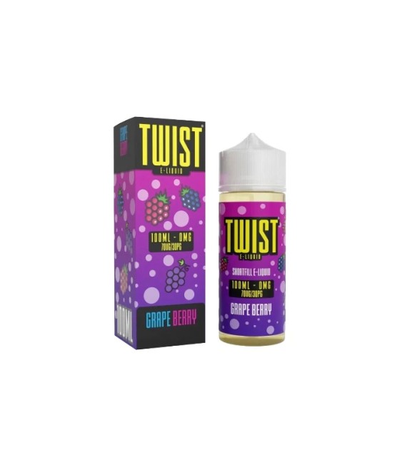0mg Twist E-liquids 100ml Shortfill (70VP/30PG)