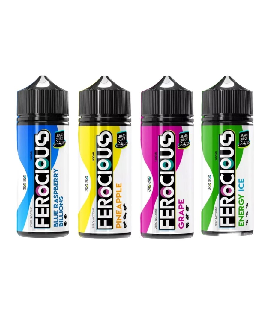 0mg Fantasi Ferocious Bar Juice 100ml Shortfill (50VG/50PG)