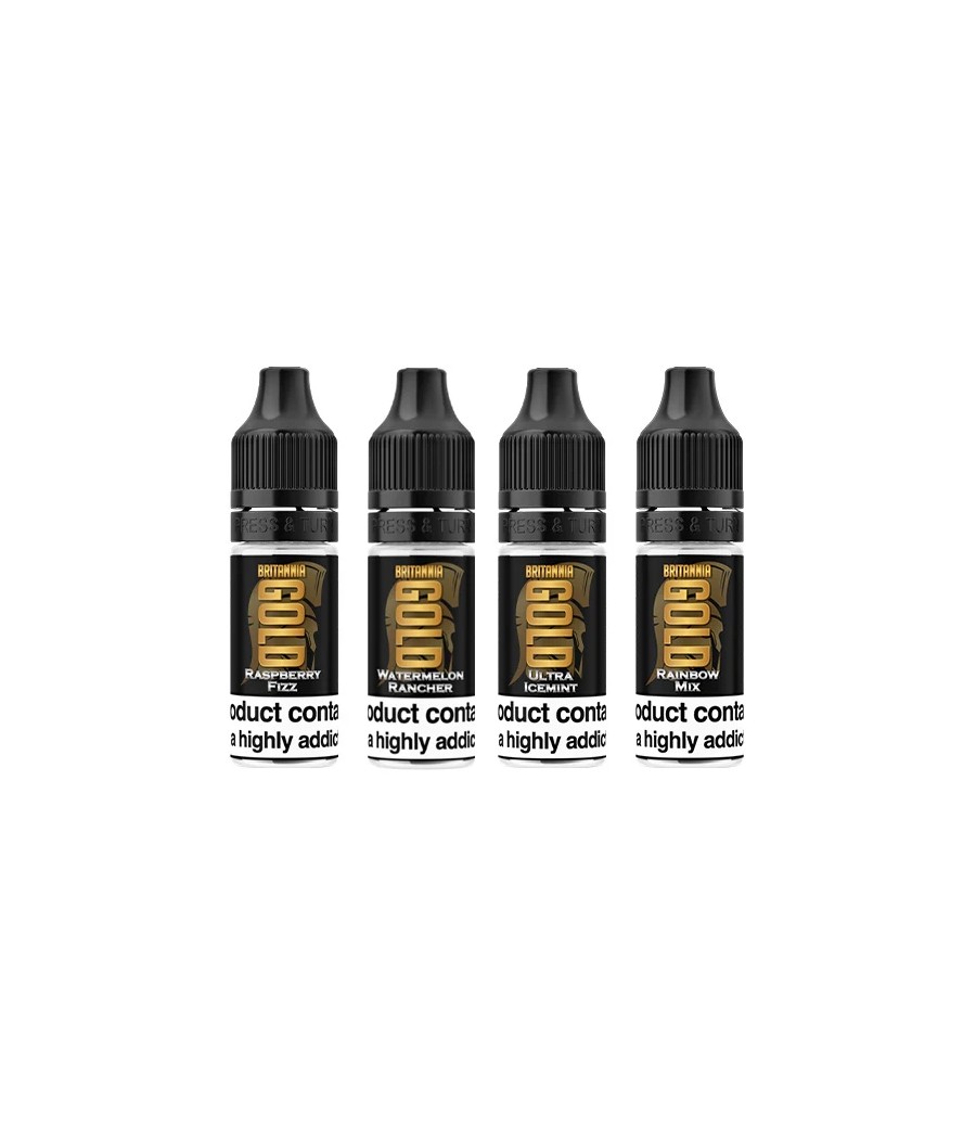 Britannia Gold 18mg 10ml E-Liquids (40VG/60PG)