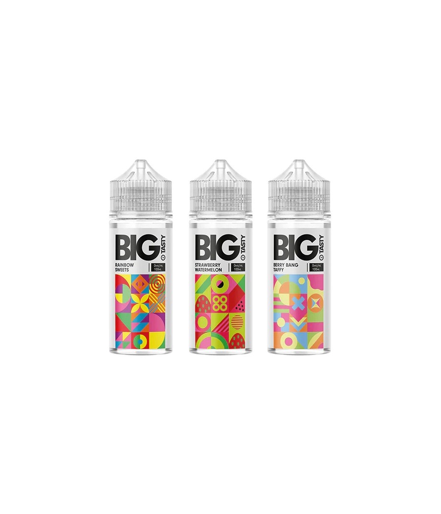 The Big Tasty Candy Rush 100ml Shortfill 0mg (70VG/30PG)