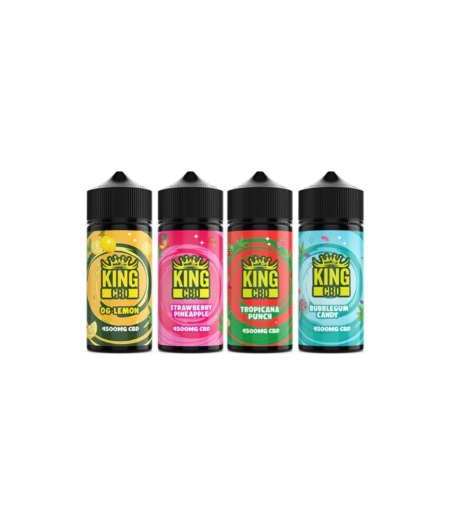 King CBD 4500mg CBD E-liquid 120ml (BUY 1 GET 1 FREE)