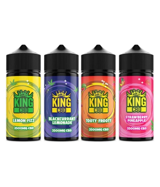 King CBD 2500mg CBD E-liquid 120ml (BUY 1 GET 1 FREE)