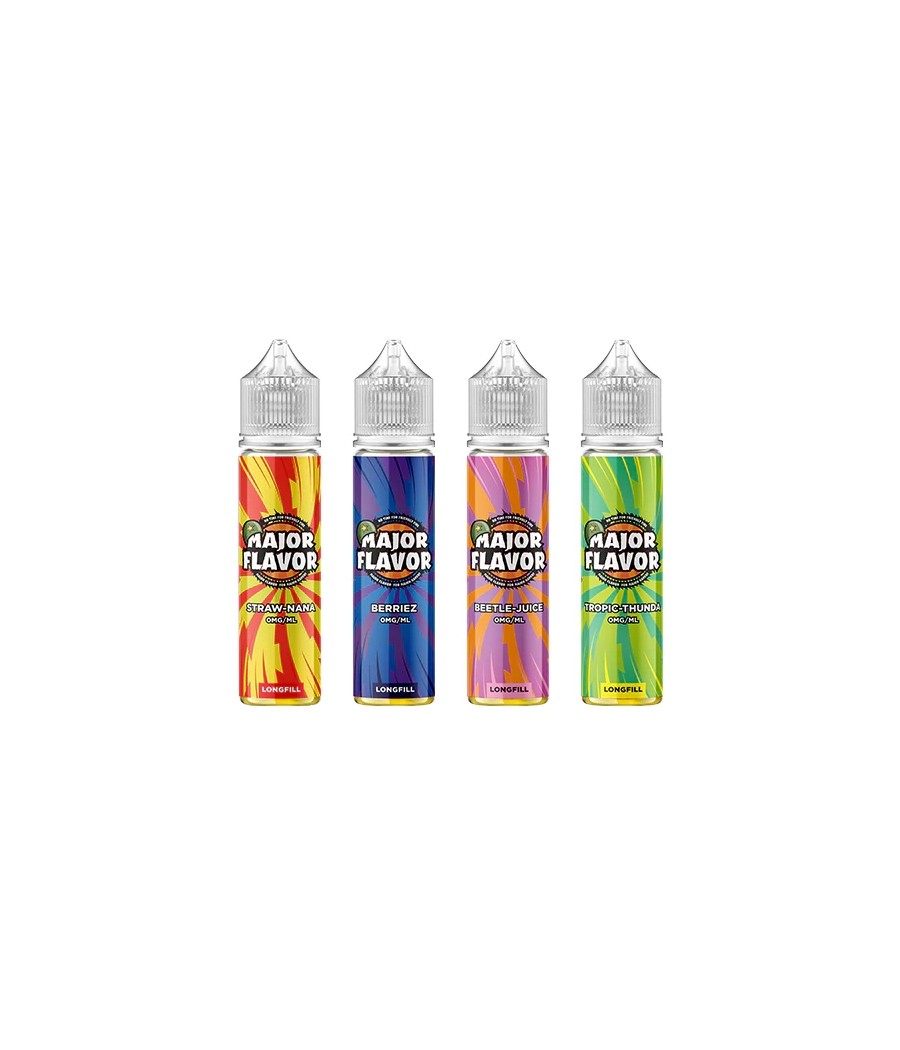 0mg Major Flavor 50ml Longfill (100PG)