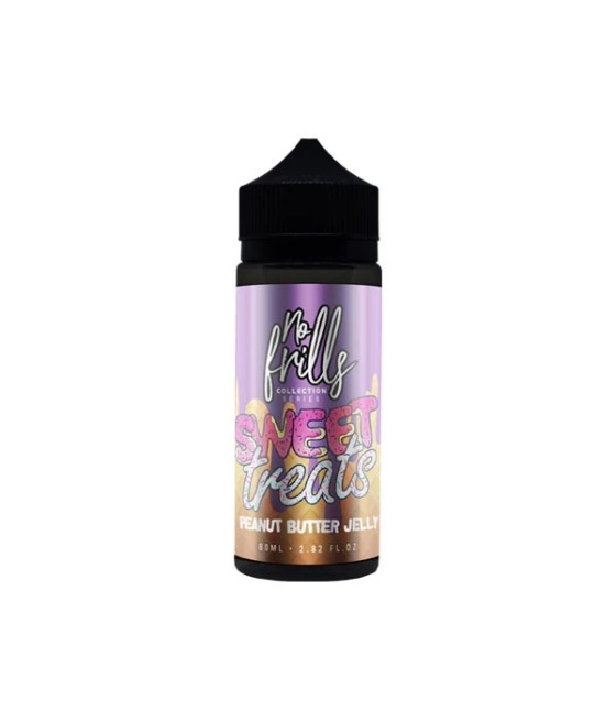 No Frills Collection Sweet Treats 80ml Shortfill 0mg (80VG/20PG)