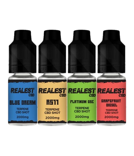 Realest CBD 2000mg Terpene Infused CBD Booster Shot 10ml (BUY 1 GET 1 FREE)