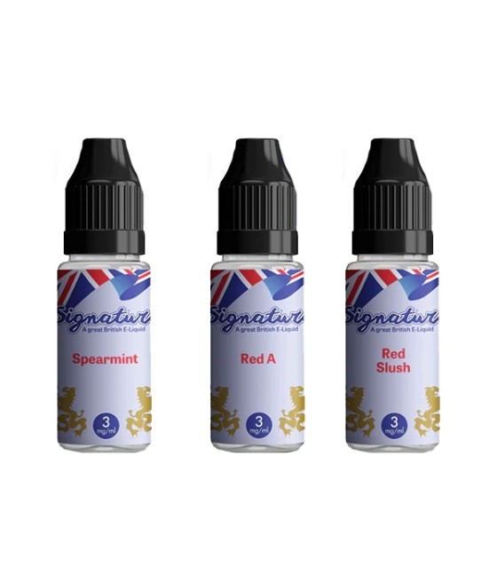 12mg Signature Vapours TPD 10ml E-Liquid (50VG/50PG)