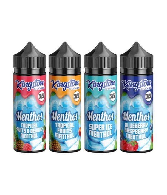 Kingston Menthol 120ml Shortfill 0mg (50VG/50PG)