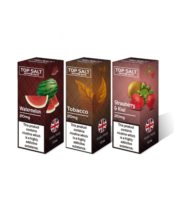 10mg Top Salt Fruit Flavour Nic Salts by A-Steam 10ml (50VG/50PG)