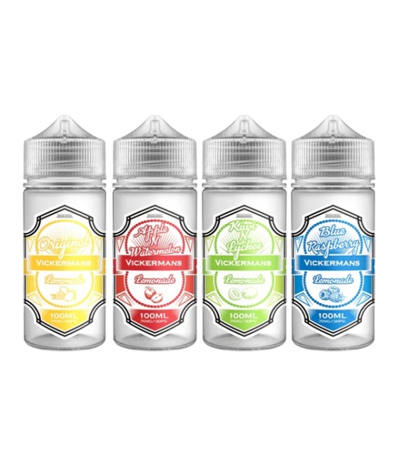 Vickermans Lemonade 100ml Shortfill 0mg (70VG/30PG)