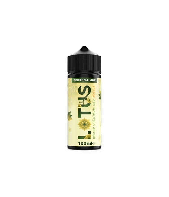 Lotus Leaf CBD 2500mg CBD Broad-Spectrum E-liquid 100ml (70VG/30PG)