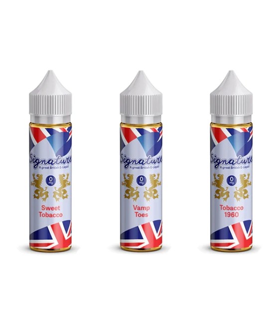 Signature Vapours 50ml E-liquid 0mg (50VG/50PG)