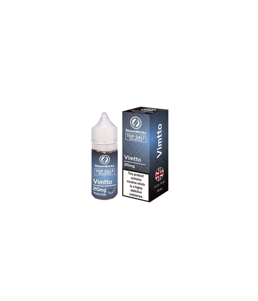 20mg Top Salt Fruit Flavour Nic Salts by A-Steam 10ml (50VG/50PG)