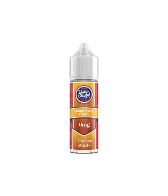 0mg British Blissful 50ml Shortfill (70VG/30PG)