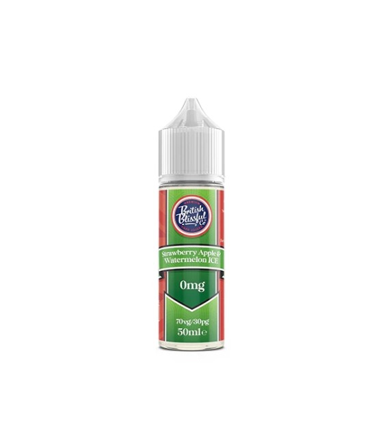 0mg British Blissful 50ml Shortfill (70VG/30PG)
