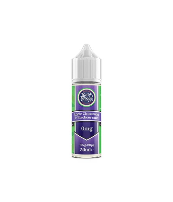 0mg British Blissful 50ml Shortfill (70VG/30PG)