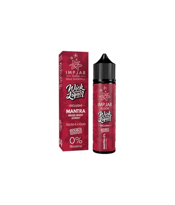 0mg Imp Jar x Wick Liquor 50ml Shortfill (50VG/50PG)