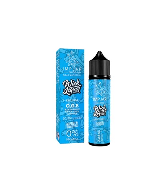 0mg Imp Jar x Wick Liquor 50ml Shortfill (50VG/50PG)