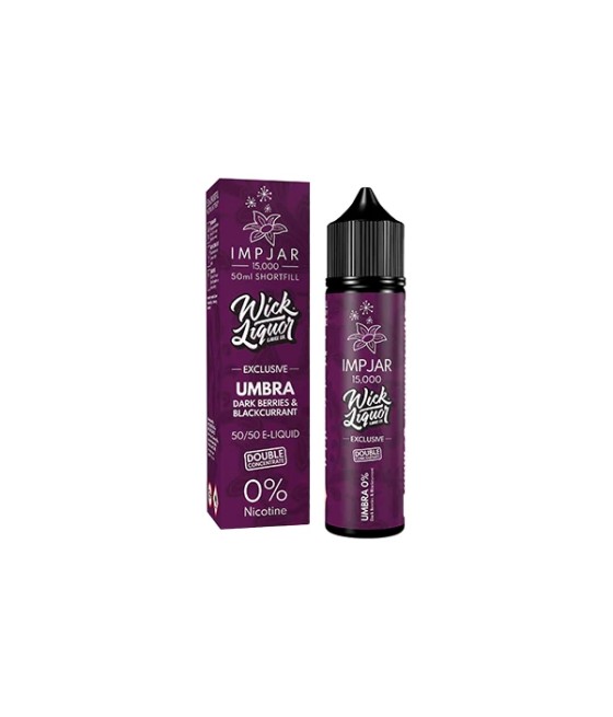0mg Imp Jar x Wick Liquor 50ml Shortfill (50VG/50PG)