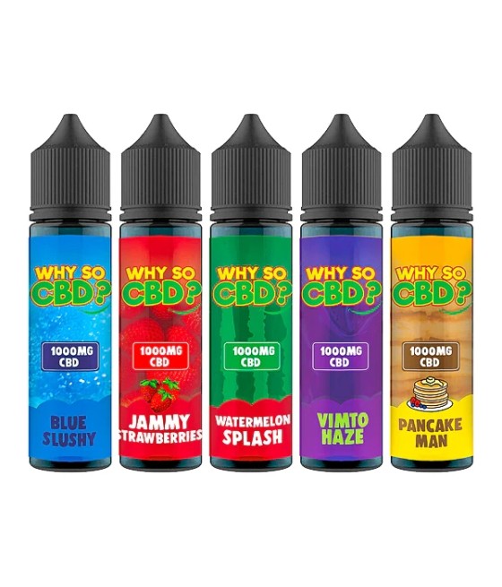 Why So CBD? 1000mg Full Spectrum CBD E-liquid 60ml