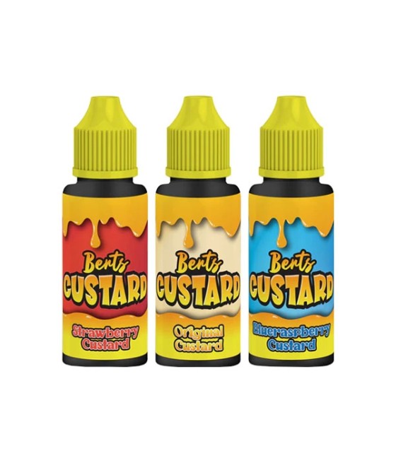 Berts Custard 120ml Shortfill 0mg (70VG/30PG)