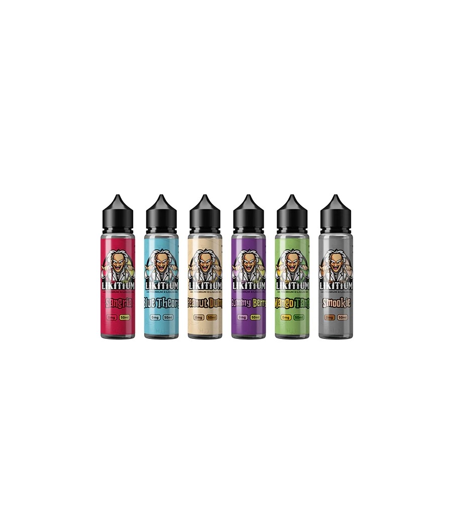 0mg Likitium Shortfill 50ml (70VG/30PG)