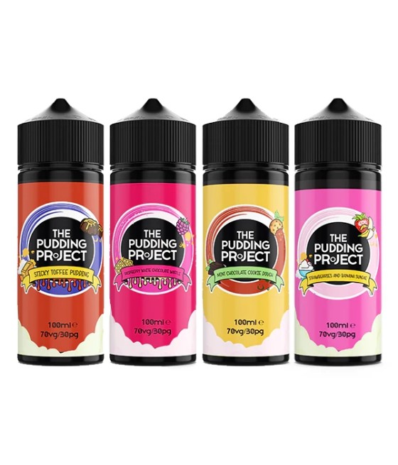 0mg Pudding Project E-liquid Shortfill 100ml (70VG/30PG)