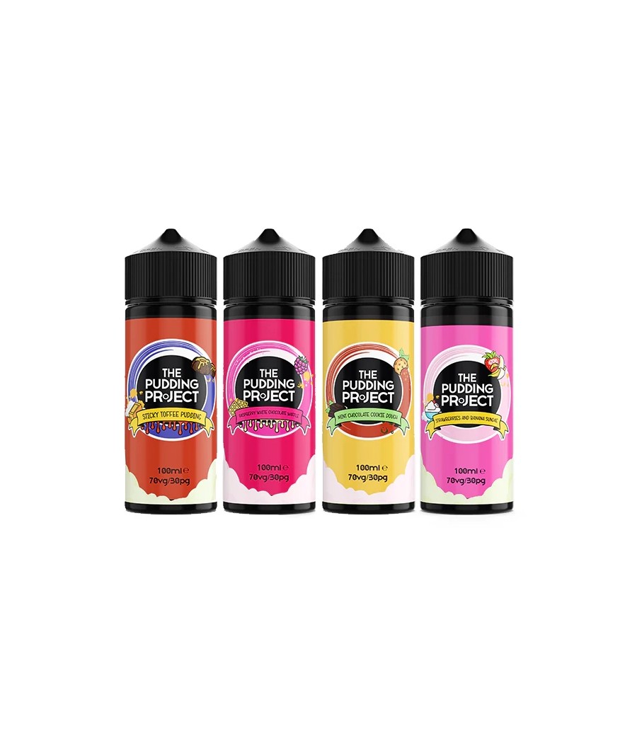 0mg Pudding Project E-liquid Shortfill 100ml (70VG/30PG)