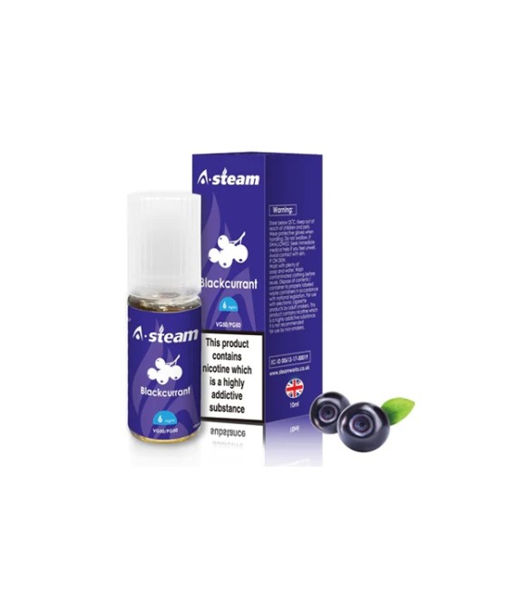 A-Steam Fruit Flavours 18MG 10ML (50VG/50PG)