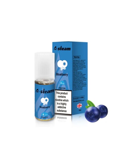 A-Steam Fruit Flavours 18MG 10ML (50VG/50PG)