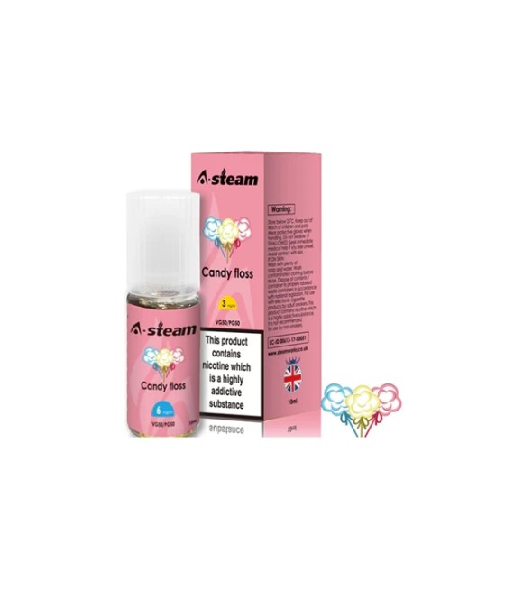 A-Steam Fruit Flavours 18MG 10ML (50VG/50PG)