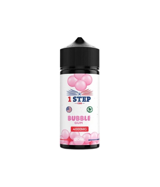 1 Step CBD 4000mg CBD E-liquid 120ml (BUY 1 GET 1 FREE)