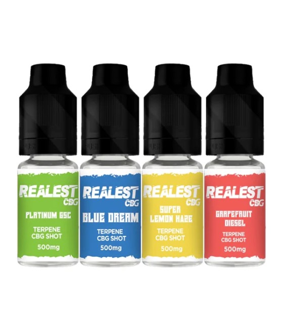 Realest CBD 500mg Terpene Infused CBG Booster Shot 10ml (BUY 1 GET 1 FREE)