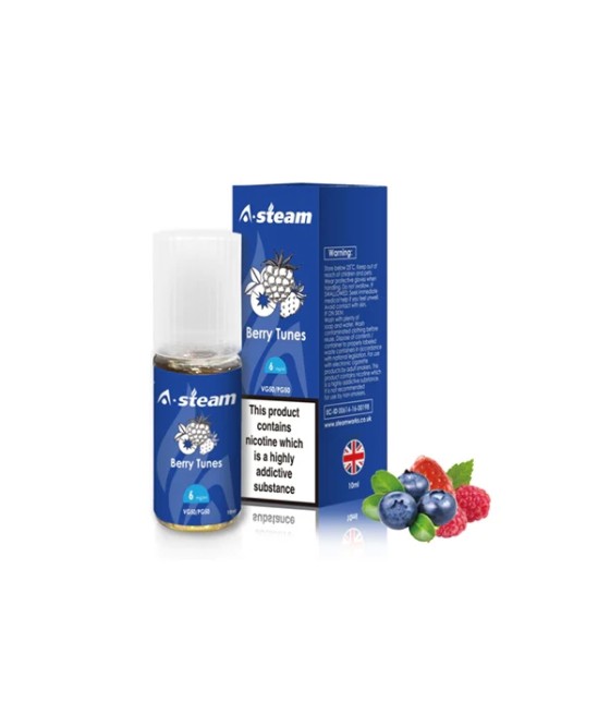 A-Steam Fruit Flavours 12MG 10ML (50VG/50PG)
