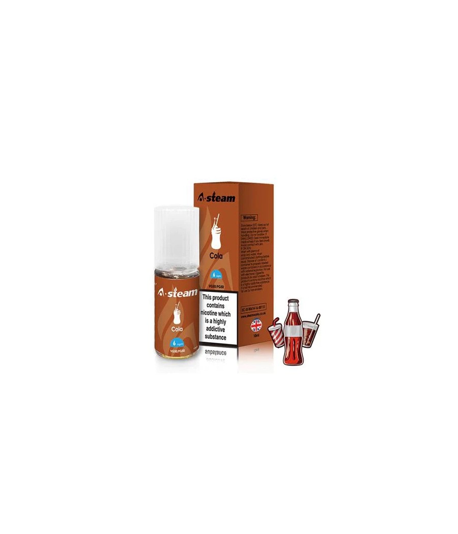 A-Steam Fruit Flavours 12MG 10ML (50VG/50PG)