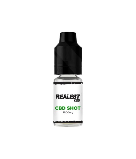Realest CBD 1500mg CBD E-Liquid Booster Shot 10ml (BUY 1 GET 1 FREE)