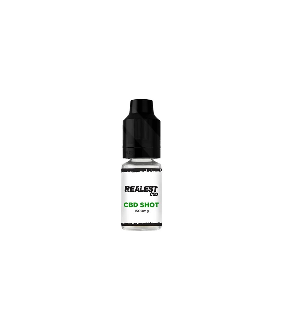 Realest CBD 1500mg CBD E-Liquid Booster Shot 10ml (BUY 1 GET 1 FREE)