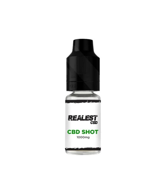Realest CBD 1000mg CBD E-Liquid Booster Shot 10ml (BUY 1 GET 1 FREE)