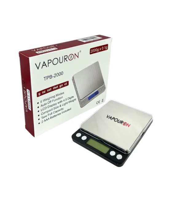 Vapouron TPB Series 0.1g - 2000g Digital Scale (TPB-2000)
