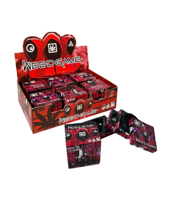 Weed Game 50mm Plastic 4 Part Rubik Cube Grinder - GS1169 (WG-008)